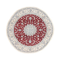 Perzisch tapijt - Nain rond  - 250 x 250 cm - donkerrood