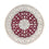 Perzisch tapijt - Nain rond  - 240 x 240 cm - donkerrood