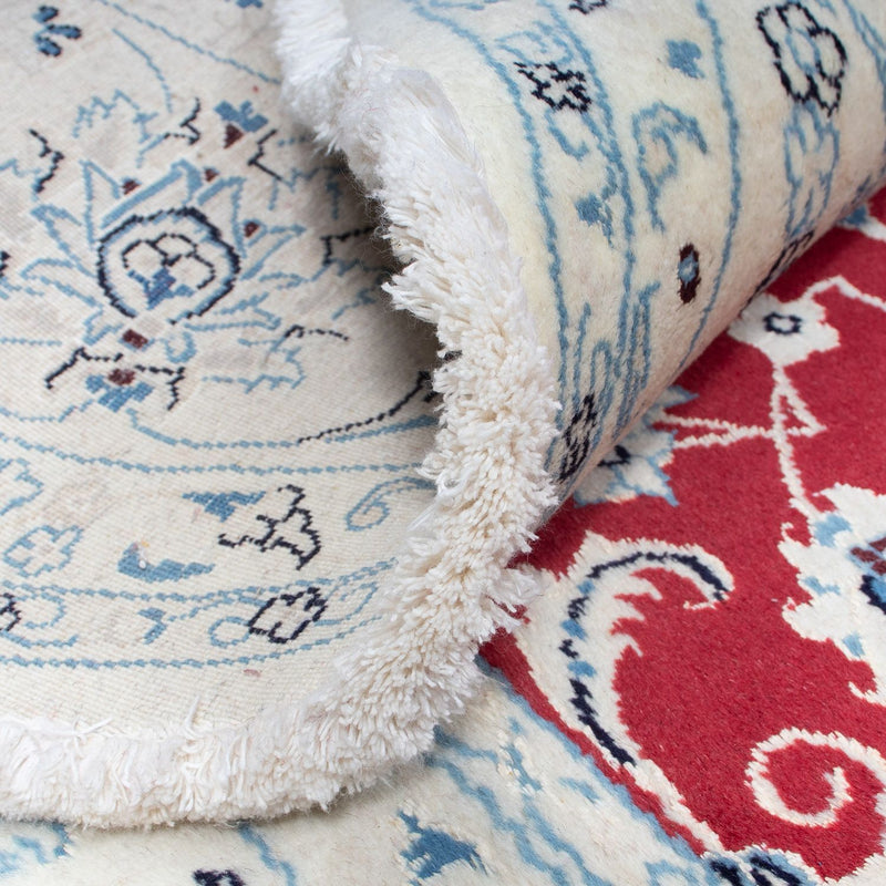 Perzisch tapijt - Nain rond  - 300 x 300 cm - rood