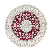 Perzisch tapijt - Nain - Koninklijk - 250 x 250 cm - donkerrood