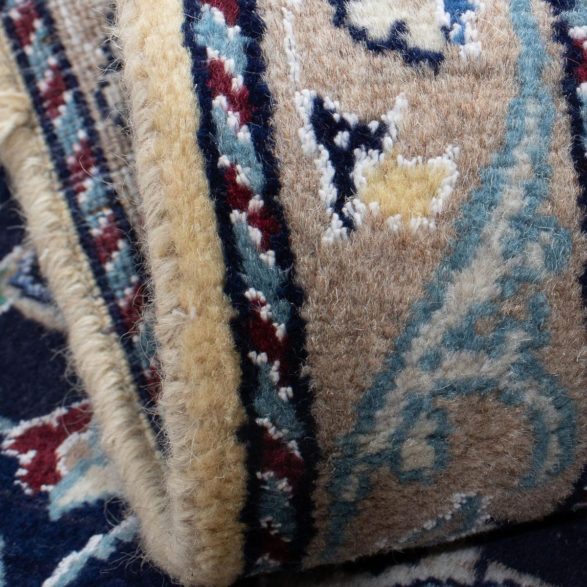 Perzisch tapijt - Nain - 137 x 83 cm - donkerblauw