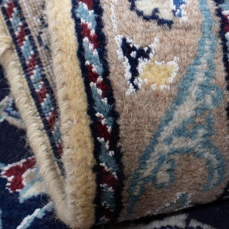 Perzisch tapijt - Nain - 137 x 83 cm - donkerblauw