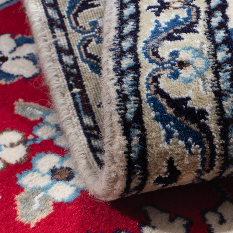 Perzisch tapijt - Nain - 142 x 98 cm - donkerrood