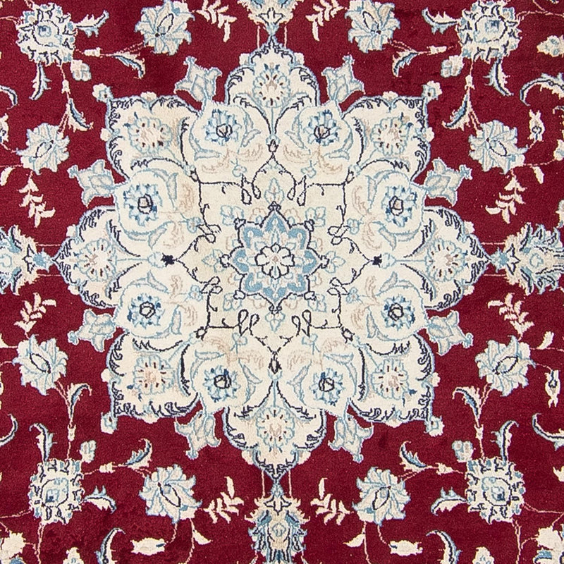 Perzisch tapijt - Nain rond  - 290 x 290 cm - donkerrood