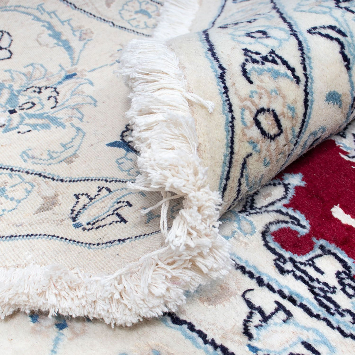 Perzisch tapijt - Nain rond  - 290 x 290 cm - donkerrood