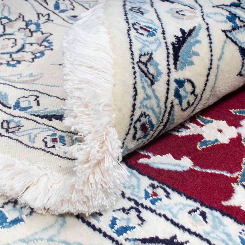 Perzisch tapijt - Nain rond  - 252 x 252 cm - donkerrood