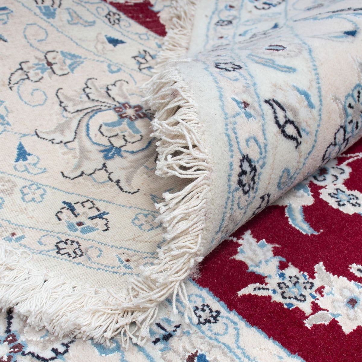 Perzisch tapijt - Nain rond  - 295 x 295 cm - donkerrood