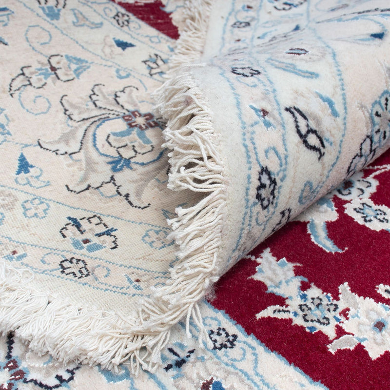 Perzisch tapijt - Nain rond  - 295 x 295 cm - donkerrood