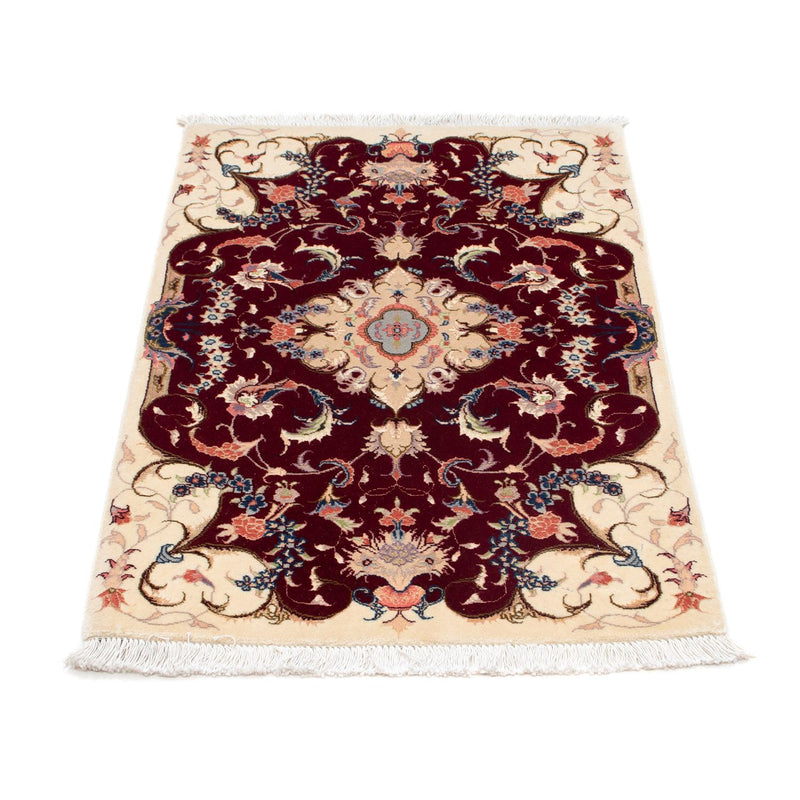 Perzisch tapijt - Tabriz - Royal - 90 x 60 cm - donkerrood