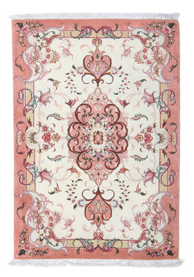 Perzisch tapijt - Tabriz - Royal - 90 x 60 cm - beige