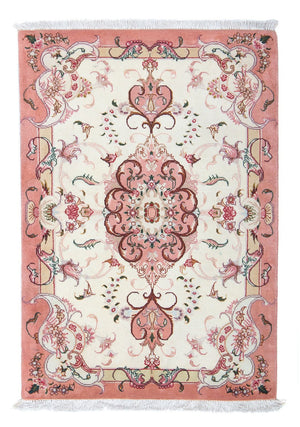 Perzisch tapijt - Tabriz - Royal - 90 x 60 cm - beige