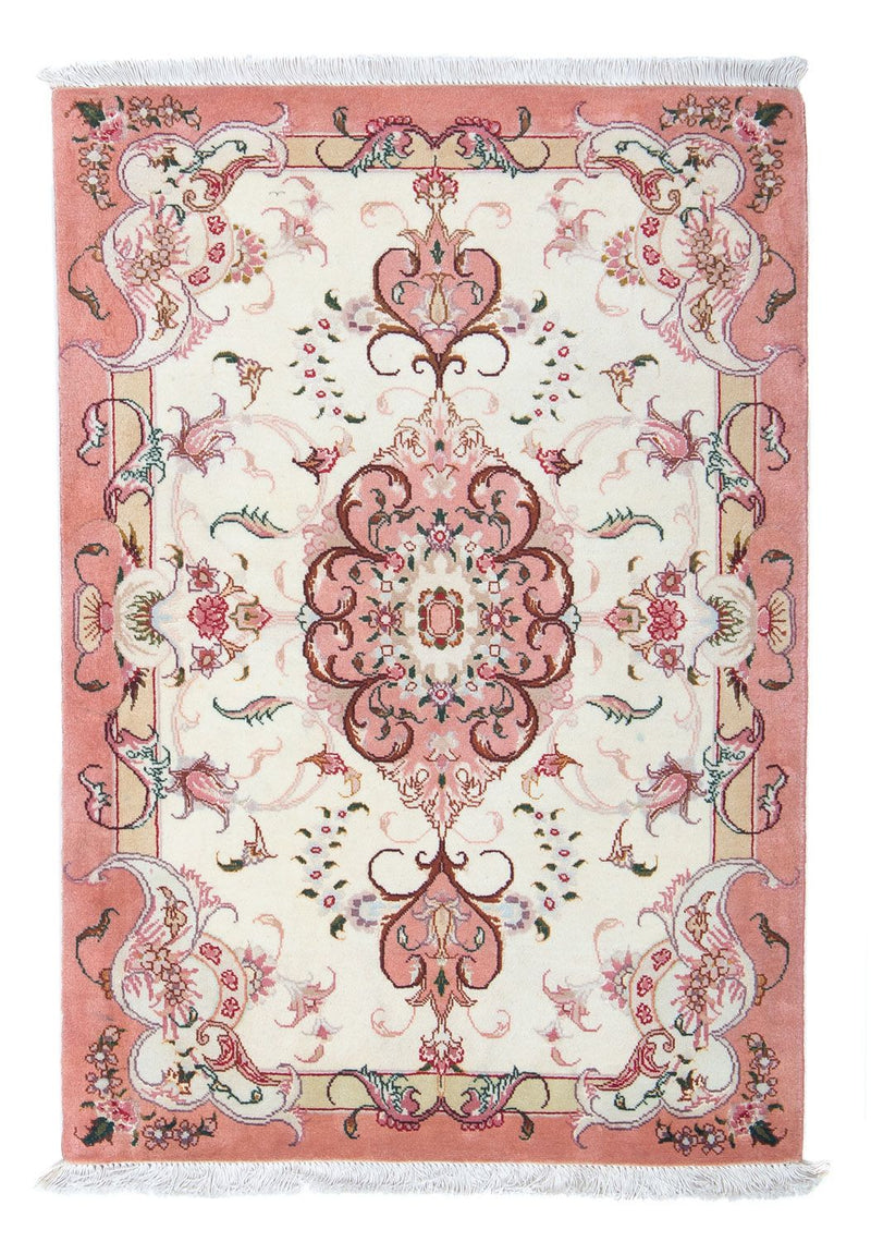 Perzisch tapijt - Tabriz - Royal - 90 x 60 cm - beige