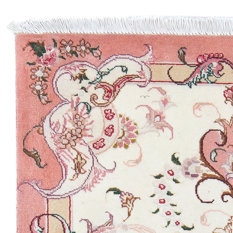 Perzisch tapijt - Tabriz - Royal - 90 x 60 cm - beige