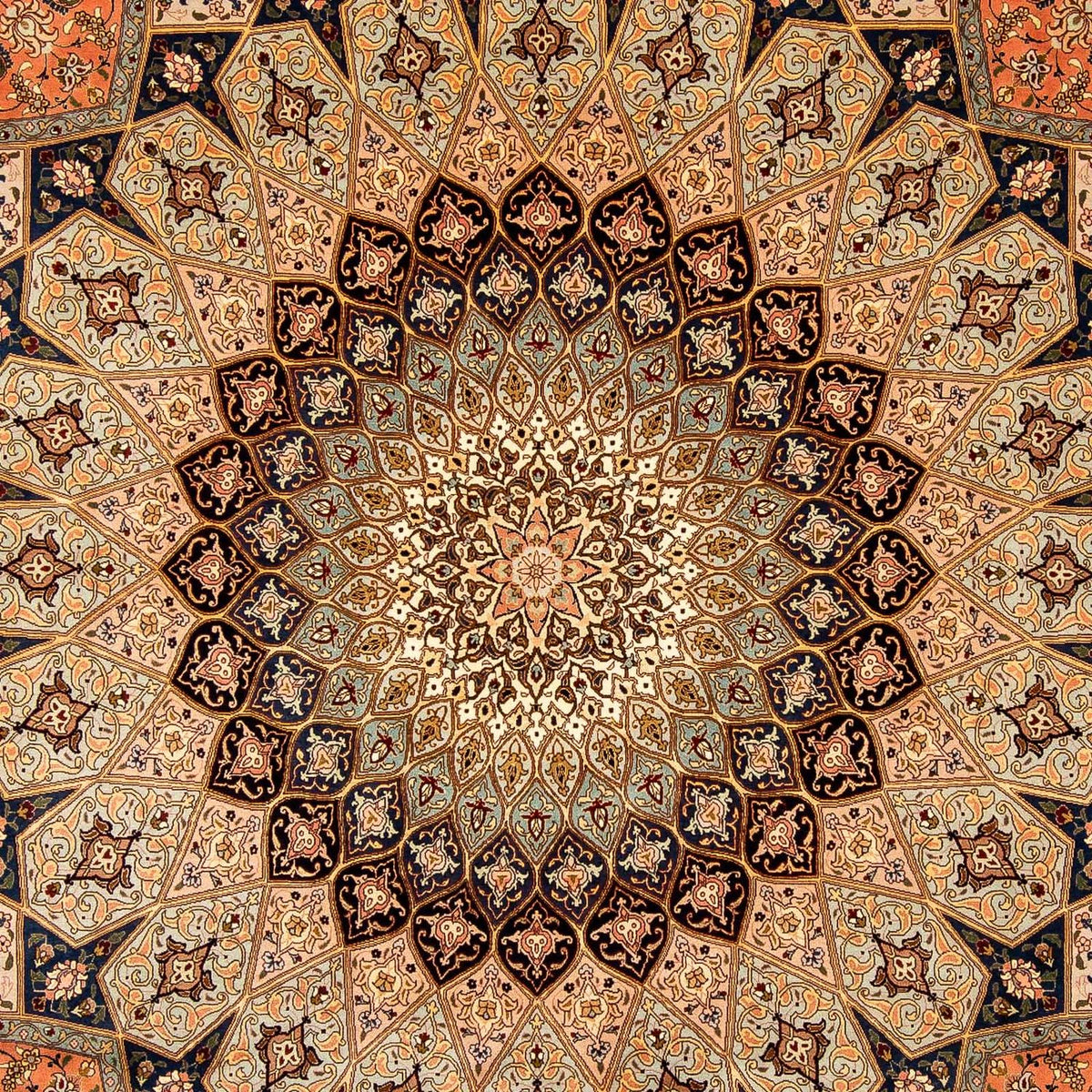 Perzisch tapijt - Tabriz - Royal - 363 x 254 cm - veelkleurig