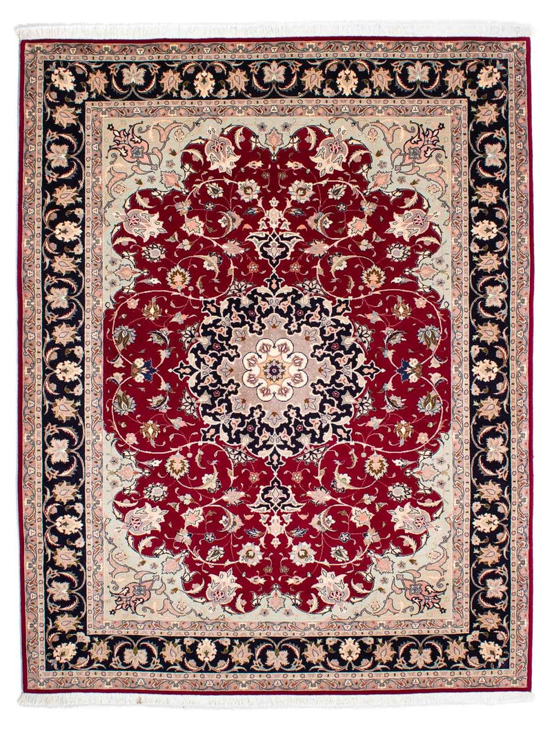 Perzisch tapijt - Tabriz - Royal - 240 x 172 cm - donkerrood