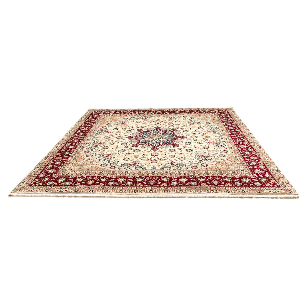 Perzisch tapijt - Tabriz - Royal vierkant  - 258 x 252 cm - beige