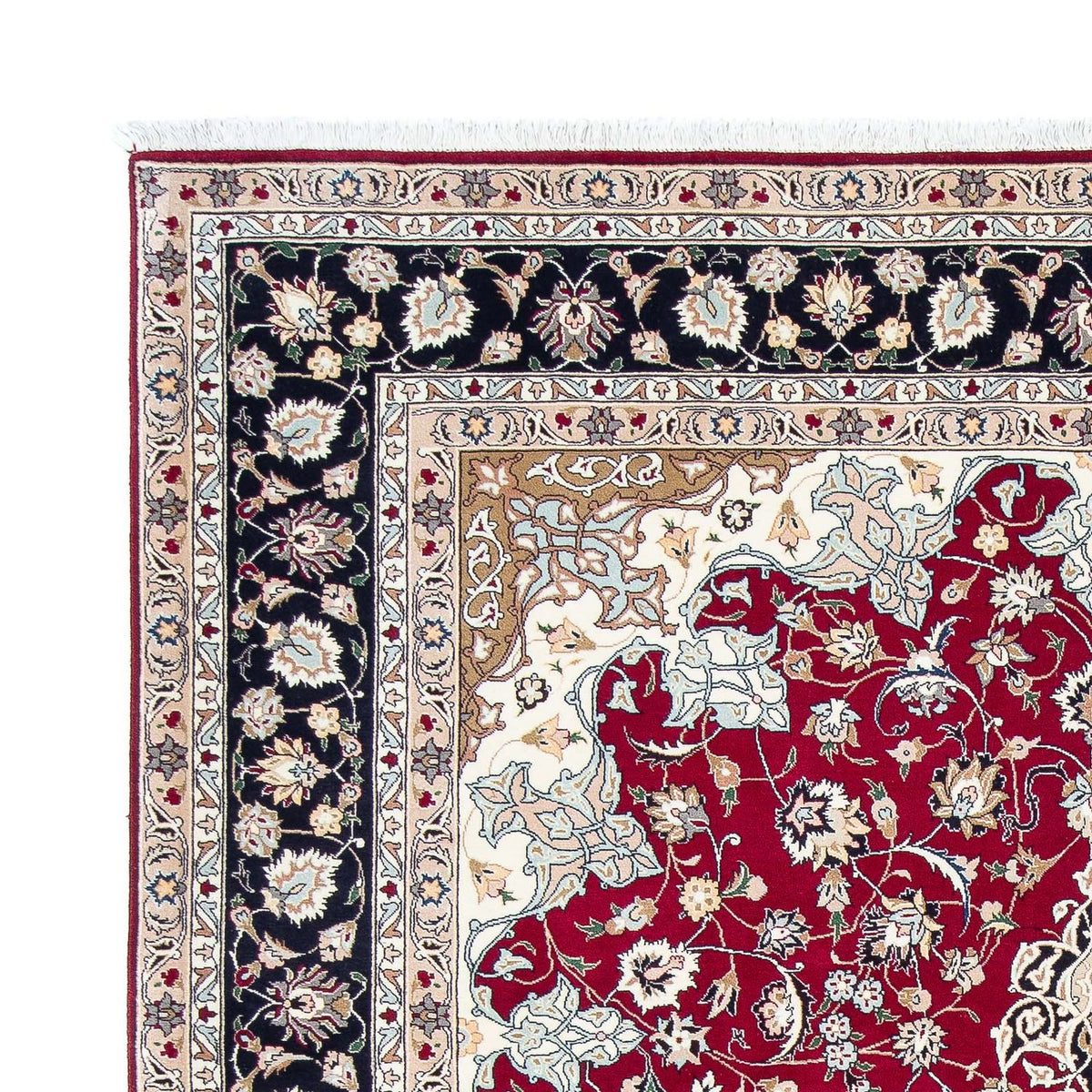 Perzisch tapijt - Tabriz - Royal - 303 x 202 cm - donkerrood