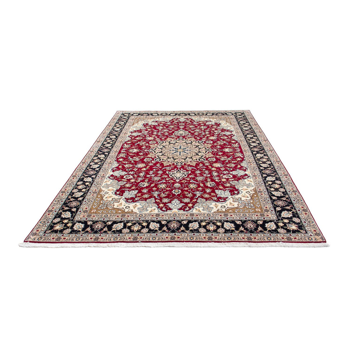 Perzisch tapijt - Tabriz - Royal - 303 x 202 cm - donkerrood
