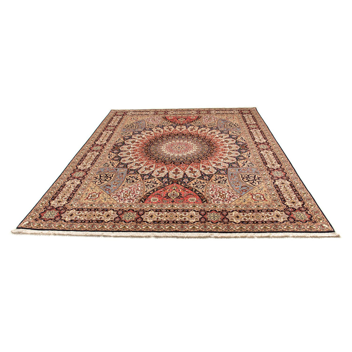 Perzisch tapijt - Tabriz - Royal - 258 x 205 cm - lichtbruin