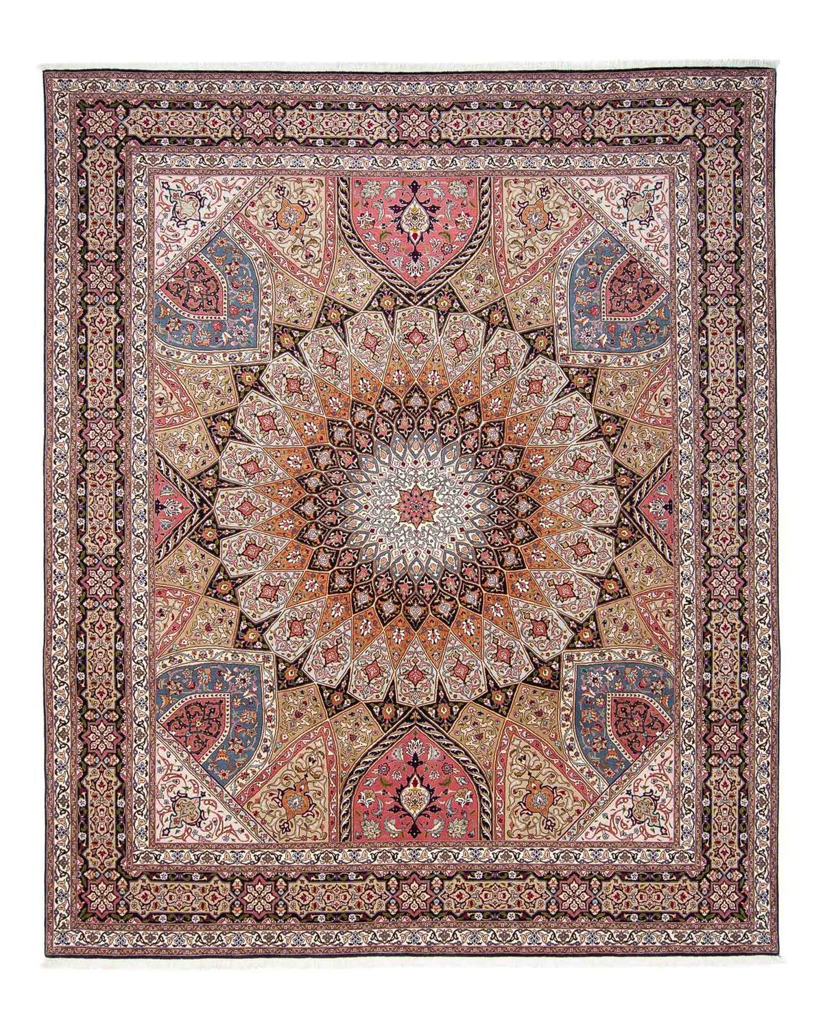 Perzisch tapijt - Tabriz - Royal - 302 x 254 cm - veelkleurig