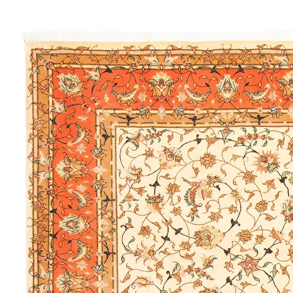 Perzisch tapijt - Tabriz - Royal - 281 x 201 cm - beige