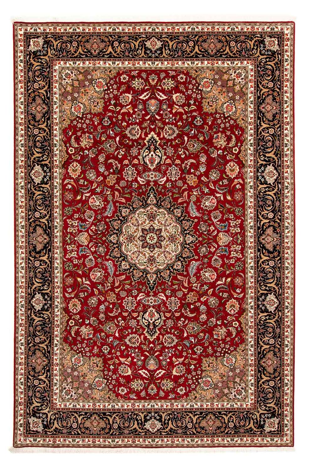 Perzisch tapijt - Tabriz - Royal - 316 x 206 cm - donkerrood