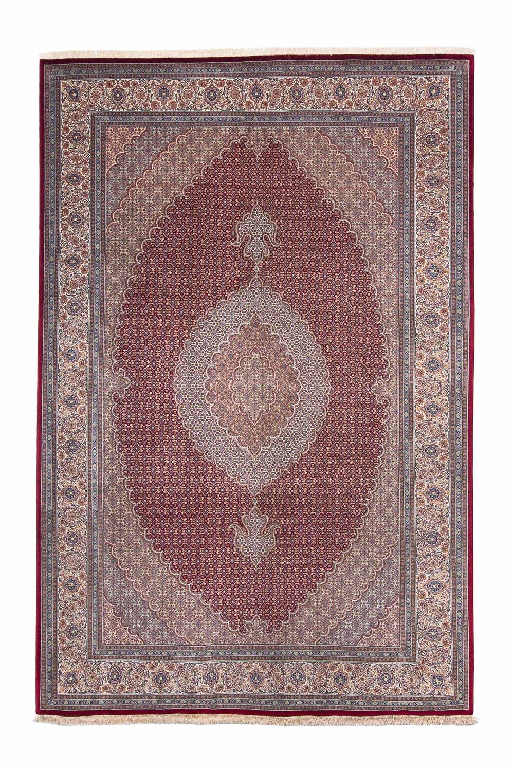 Perzisch tapijt - Tabriz - 300 x 198 cm - donkerrood