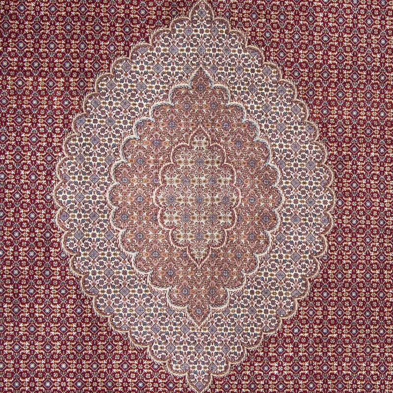 Perzisch tapijt - Tabriz - 300 x 198 cm - donkerrood
