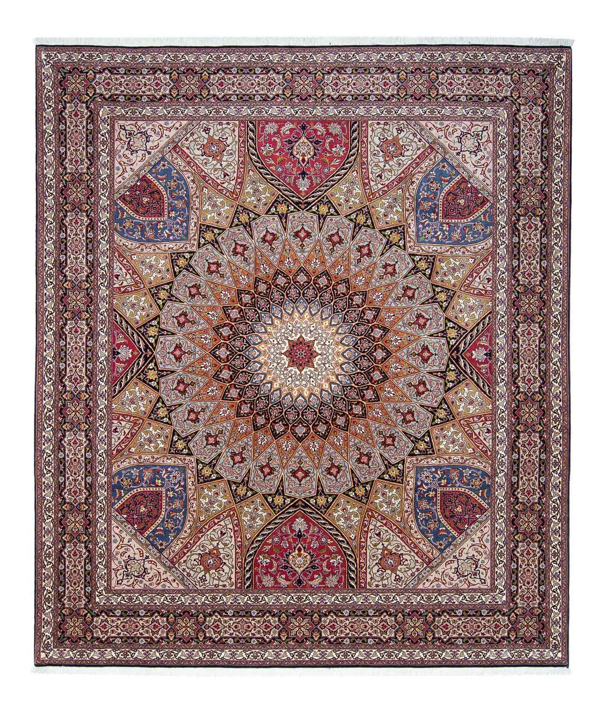 Perzisch tapijt - Tabriz - Royal - 304 x 254 cm - veelkleurig