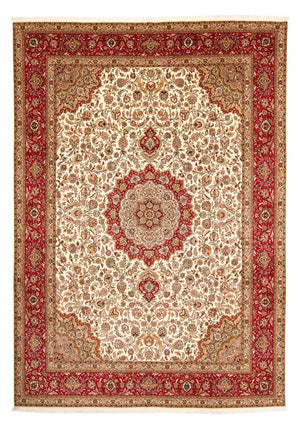 Perzisch tapijt - Tabriz - Royal - 415 x 306 cm - lichtbruin