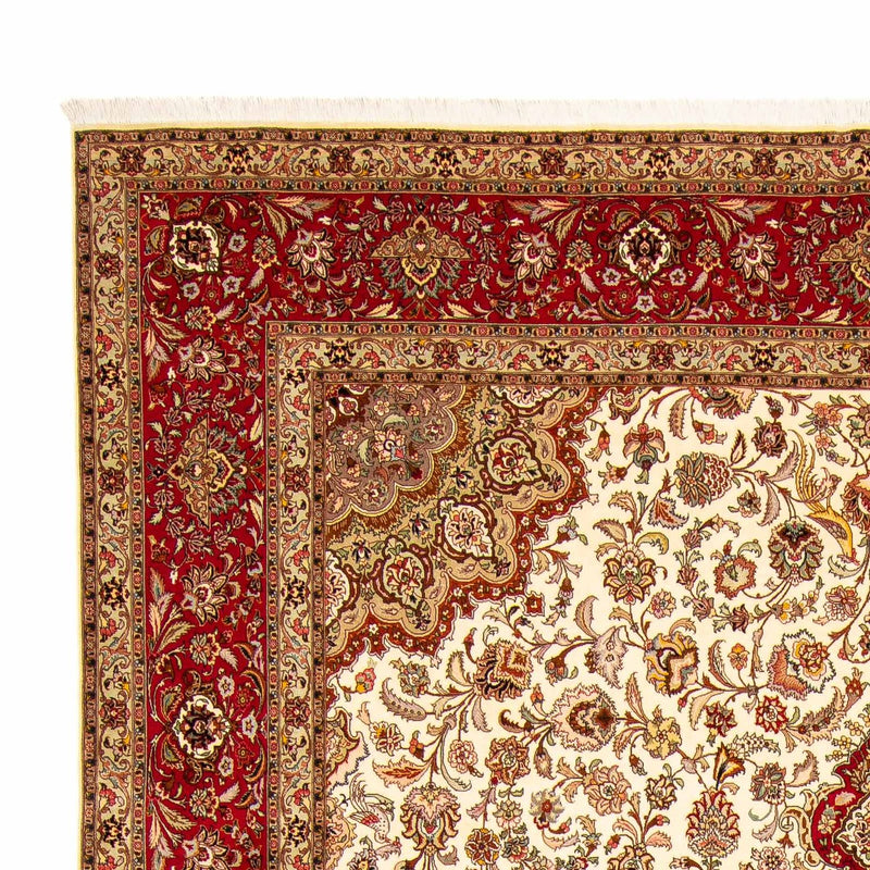 Perzisch tapijt - Tabriz - Royal - 415 x 306 cm - lichtbruin