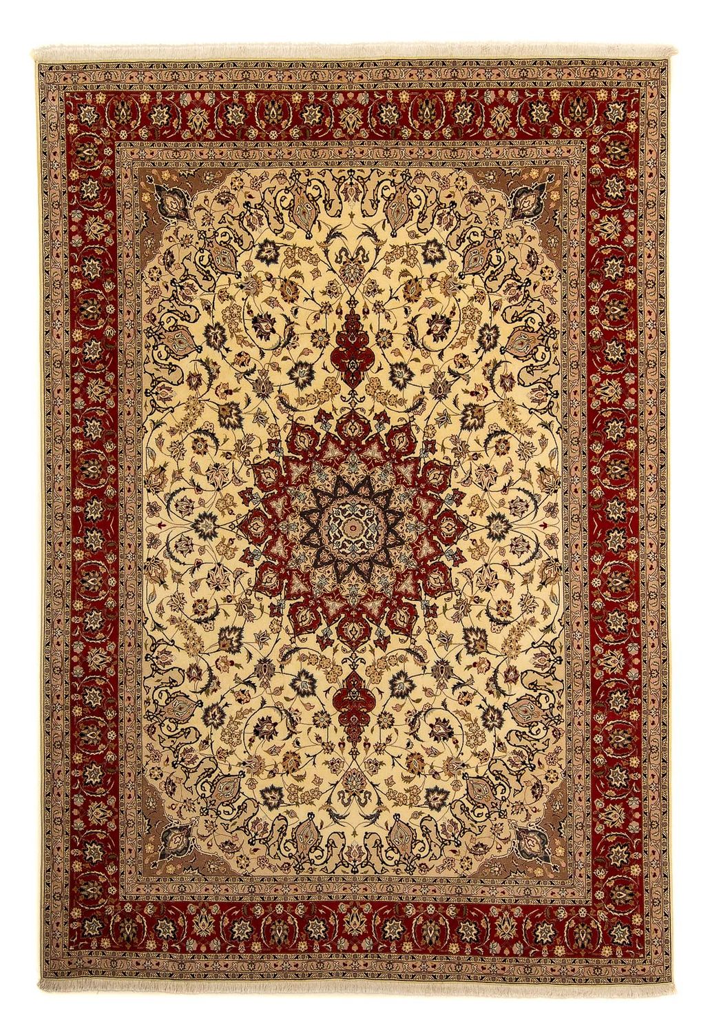 Perzisch tapijt - Tabriz - Royal - 355 x 253 cm - beige
