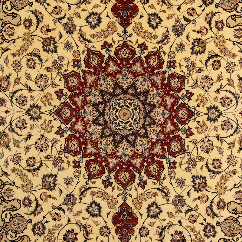Perzisch tapijt - Tabriz - Royal - 355 x 253 cm - beige