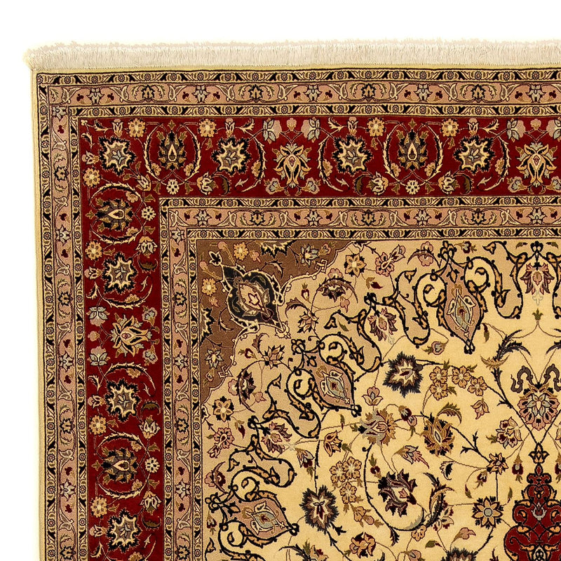 Perzisch tapijt - Tabriz - Royal - 355 x 253 cm - beige