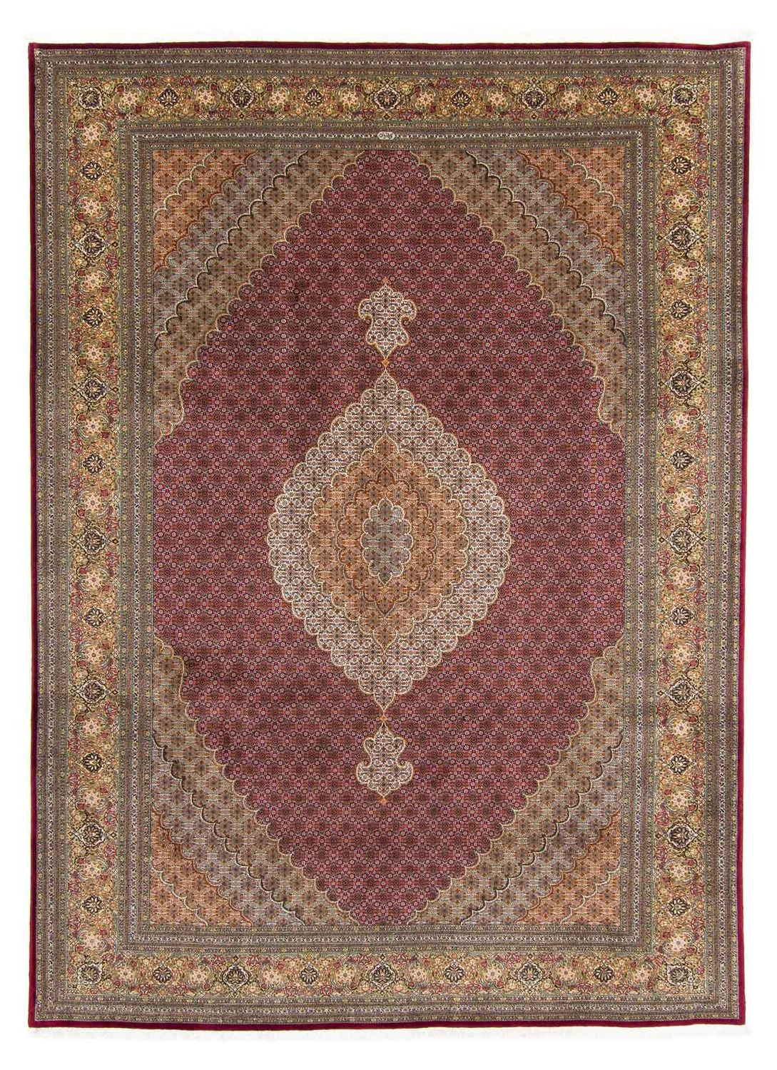 Perzisch tapijt - Tabriz - 346 x 253 cm - donkerrood