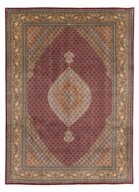 Perzisch tapijt - Tabriz - 346 x 253 cm - donkerrood
