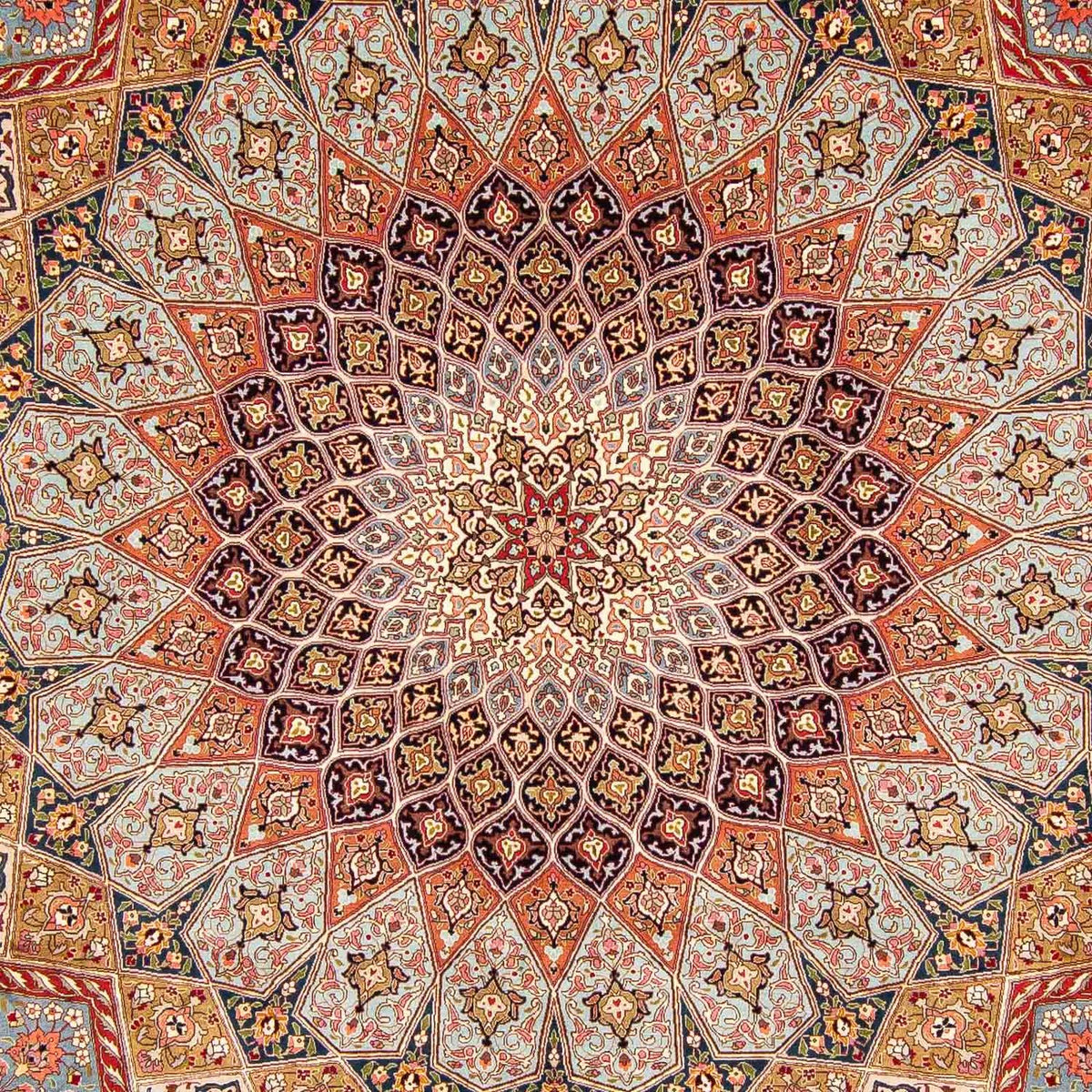 Perzisch tapijt - Tabriz - Royal - 402 x 300 cm - veelkleurig