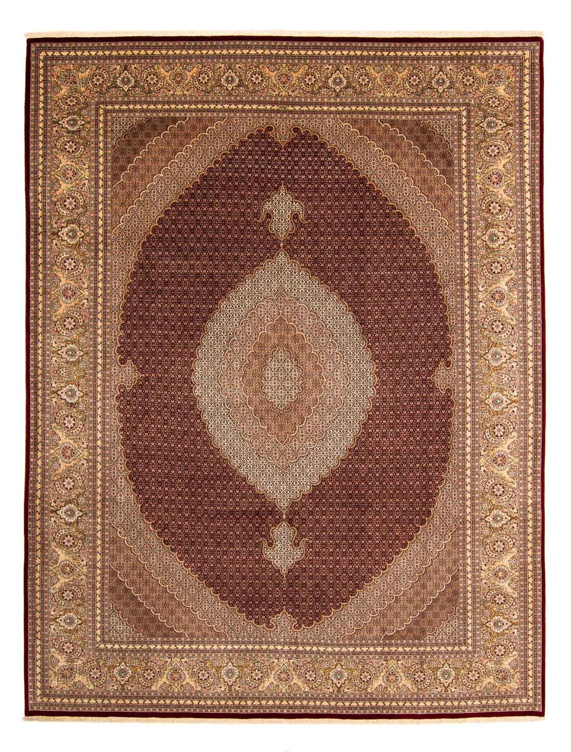 Perzisch tapijt - Tabriz - 403 x 300 cm - donkerrood
