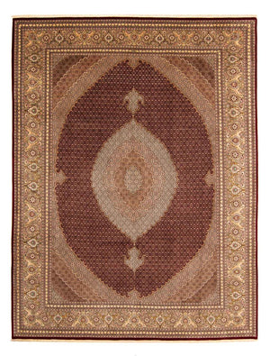 Perzisch tapijt - Tabriz - 403 x 300 cm - donkerrood