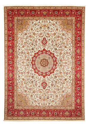 Perzisch tapijt - Tabriz - Royal - 411 x 303 cm - rood