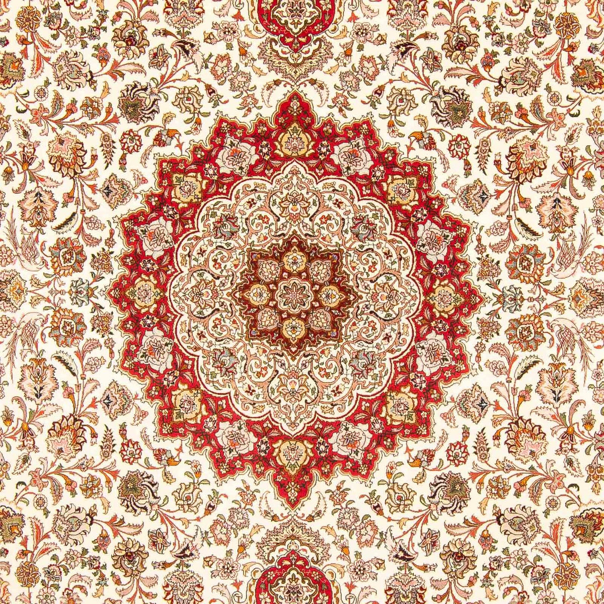 Perzisch tapijt - Tabriz - Royal - 411 x 303 cm - rood