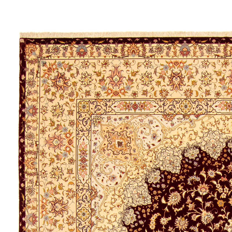Perzisch tapijt - Tabriz - Royal - 405 x 301 cm - donkerrood