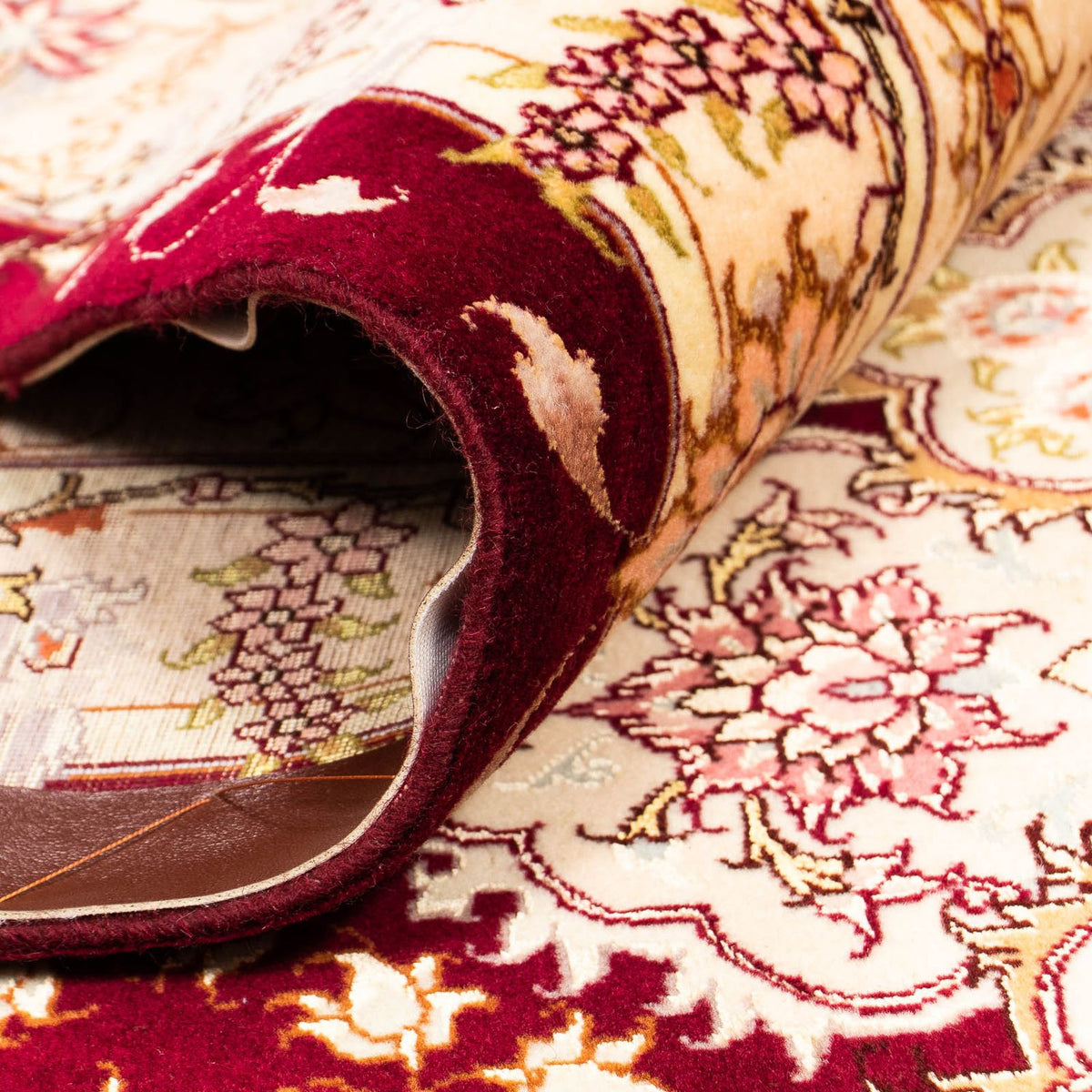 Perzisch tapijt - Tabriz - Royal - 405 x 301 cm - donkerrood