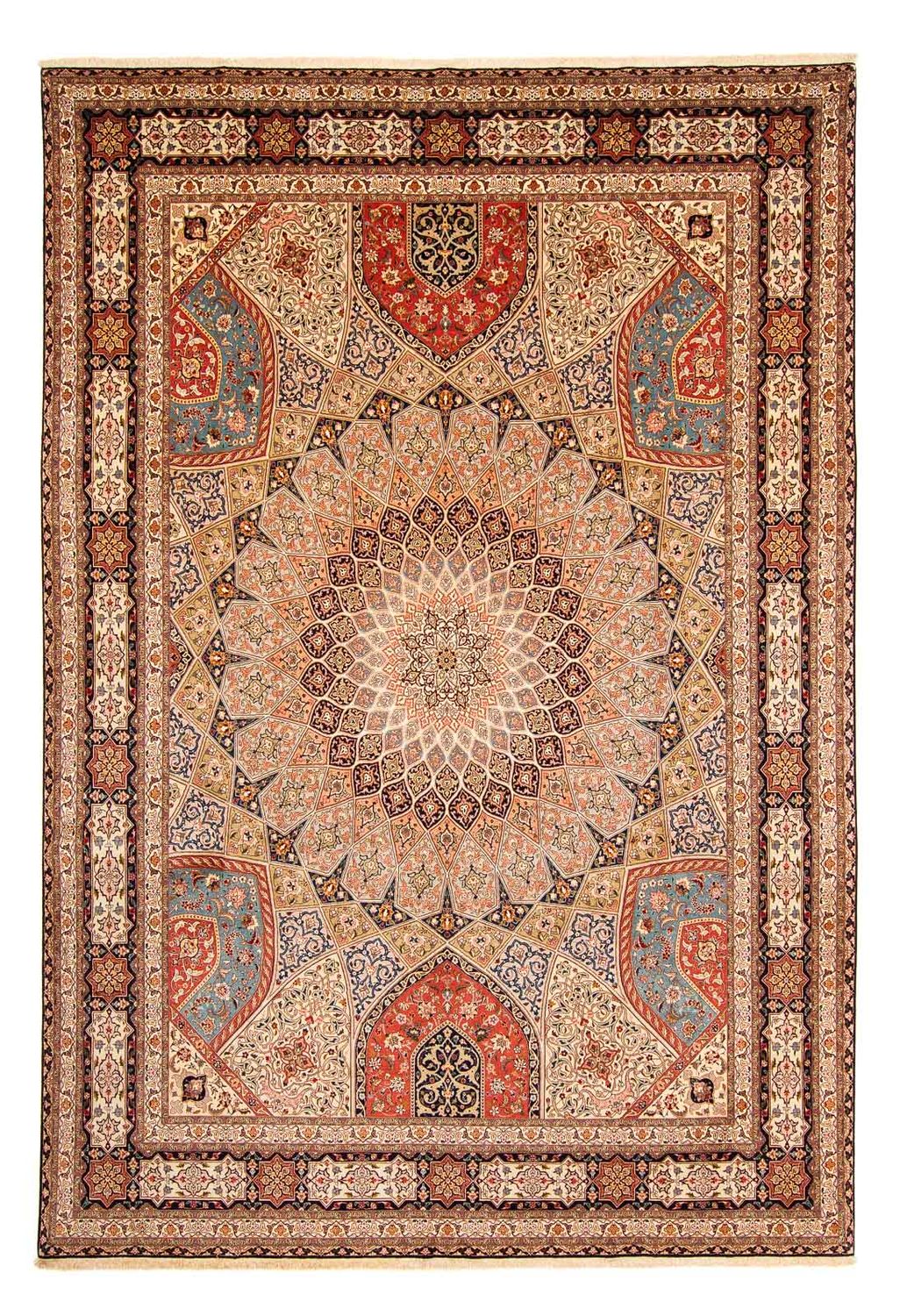 Perzisch tapijt - Tabriz - Royal - 420 x 303 cm - veelkleurig