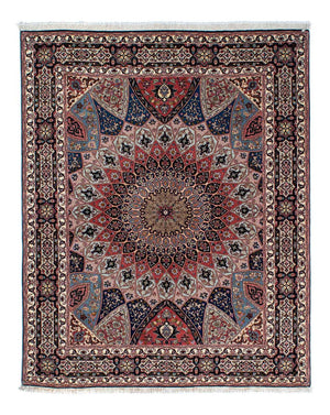 Perzisch tapijt - Tabriz - Royal - 190 x 156 cm - lichtbruin
