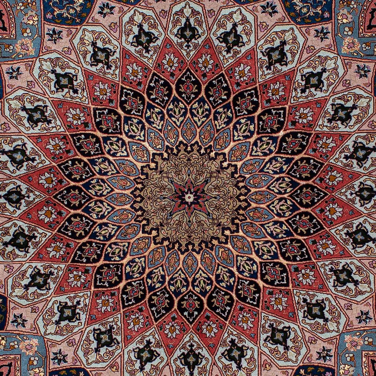 Perzisch tapijt - Tabriz - Royal - 190 x 156 cm - lichtbruin
