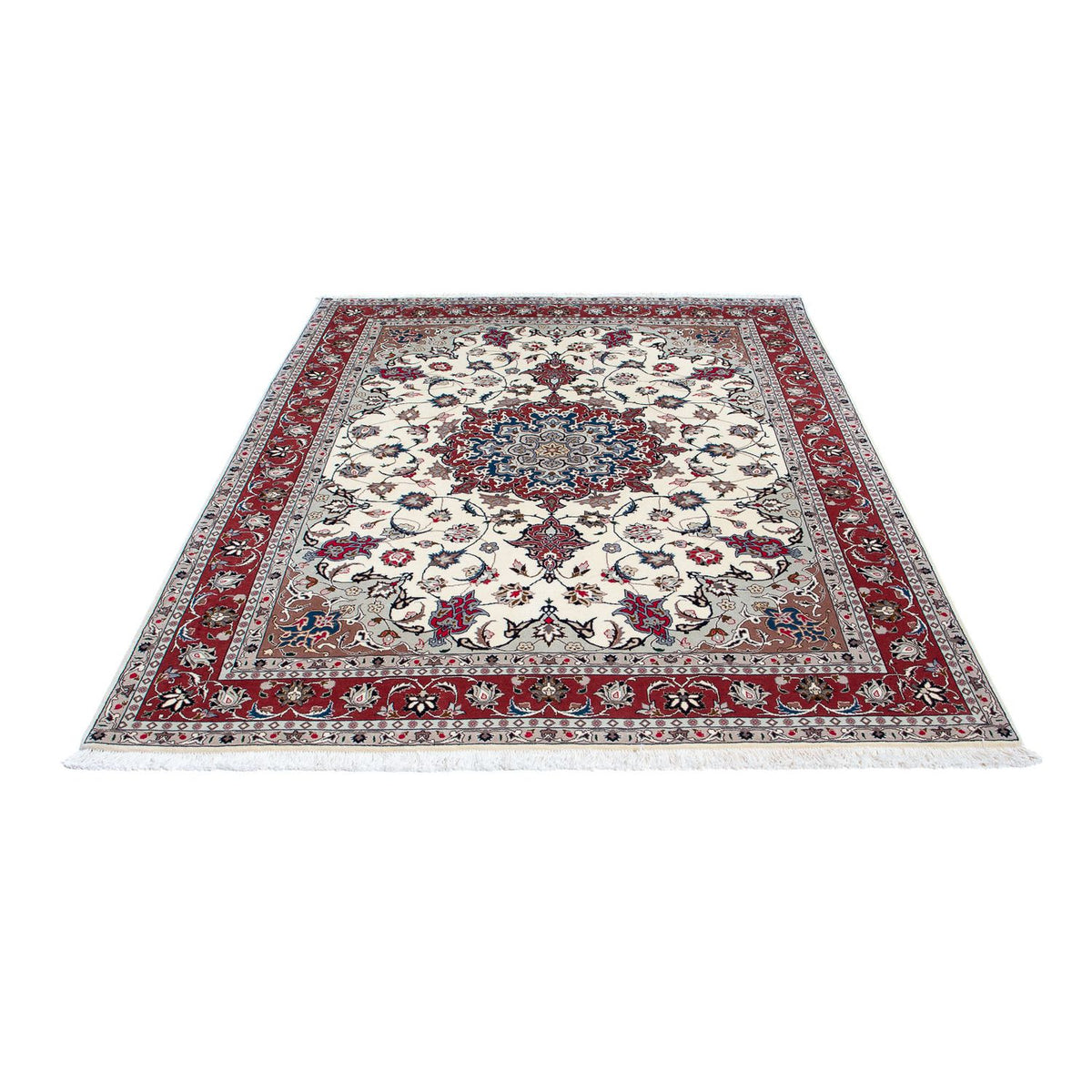 Perzisch tapijt - Tabriz - Royal - 201 x 152 cm - beige