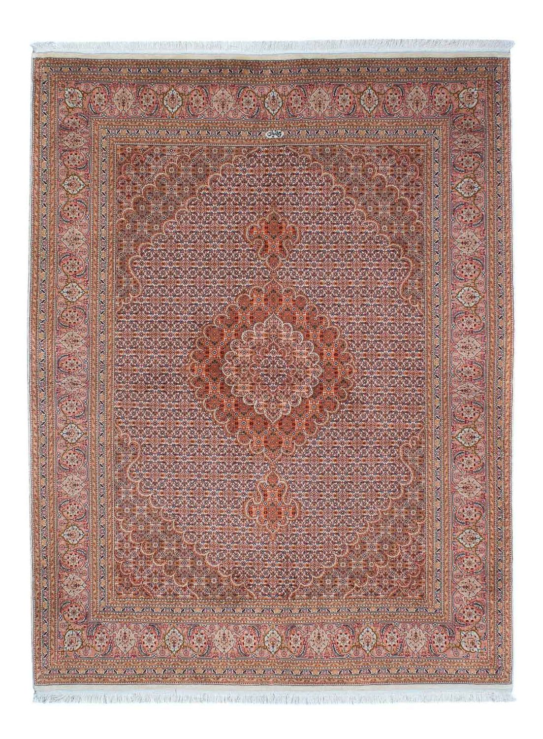 Perzisch tapijt - Tabriz - 202 x 150 cm - licht rood