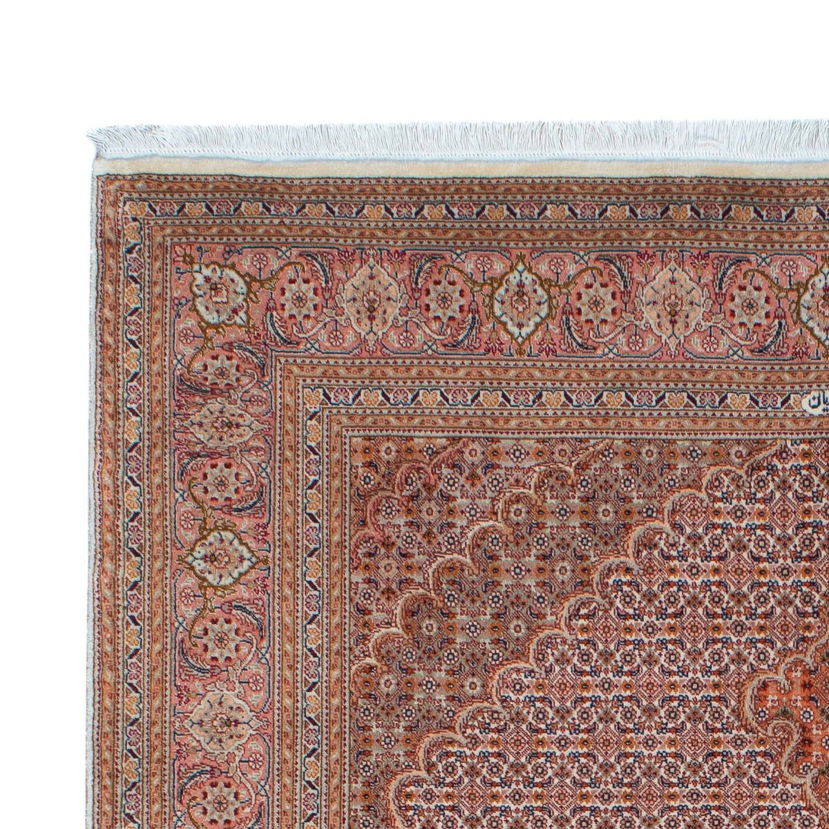 Perzisch tapijt - Tabriz - 202 x 150 cm - licht rood