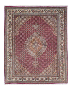 Perzisch tapijt - Tabriz - 192 x 155 cm - licht rood